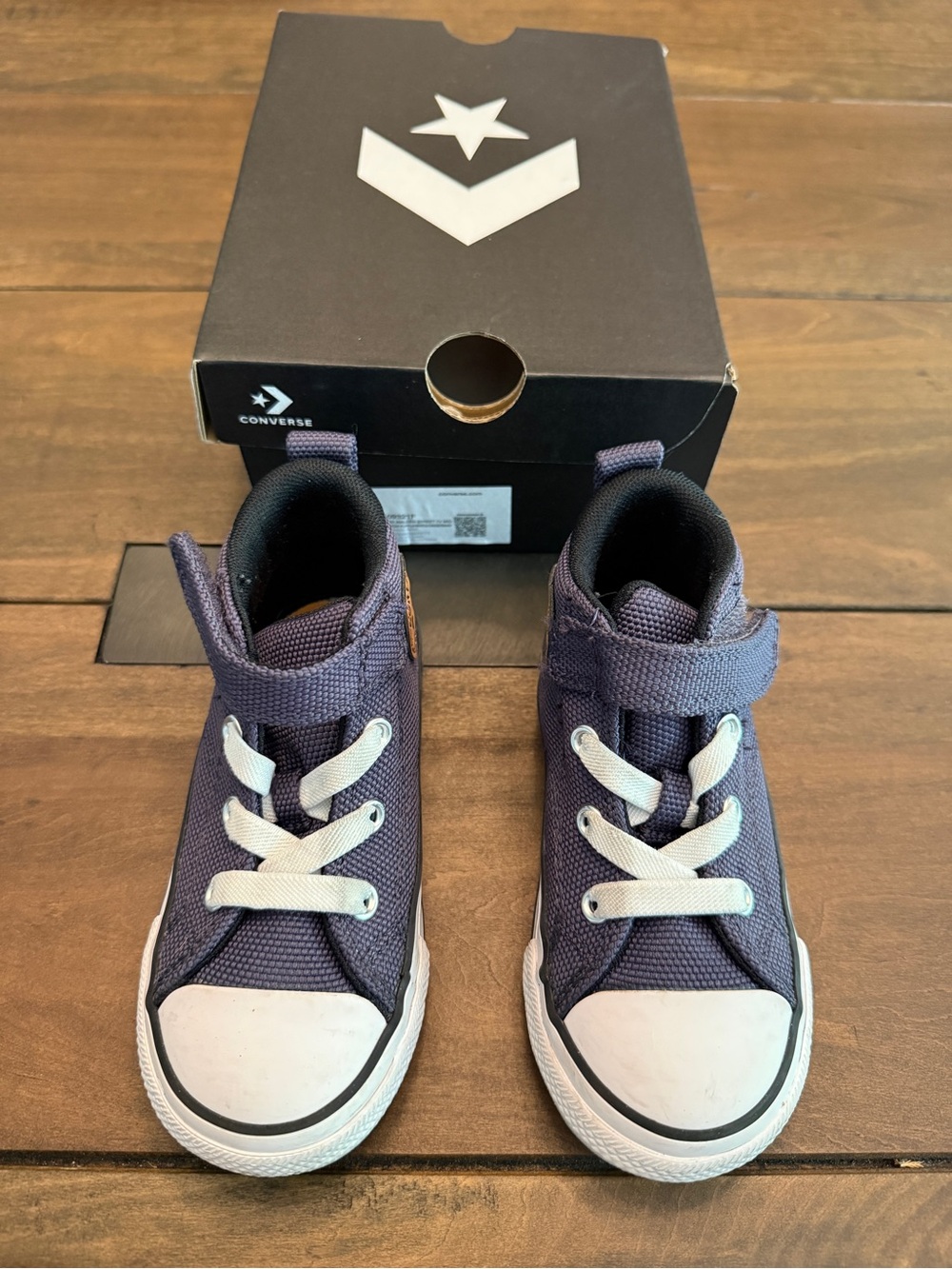 Converse Toddler High-Top Sneakers with White Accents